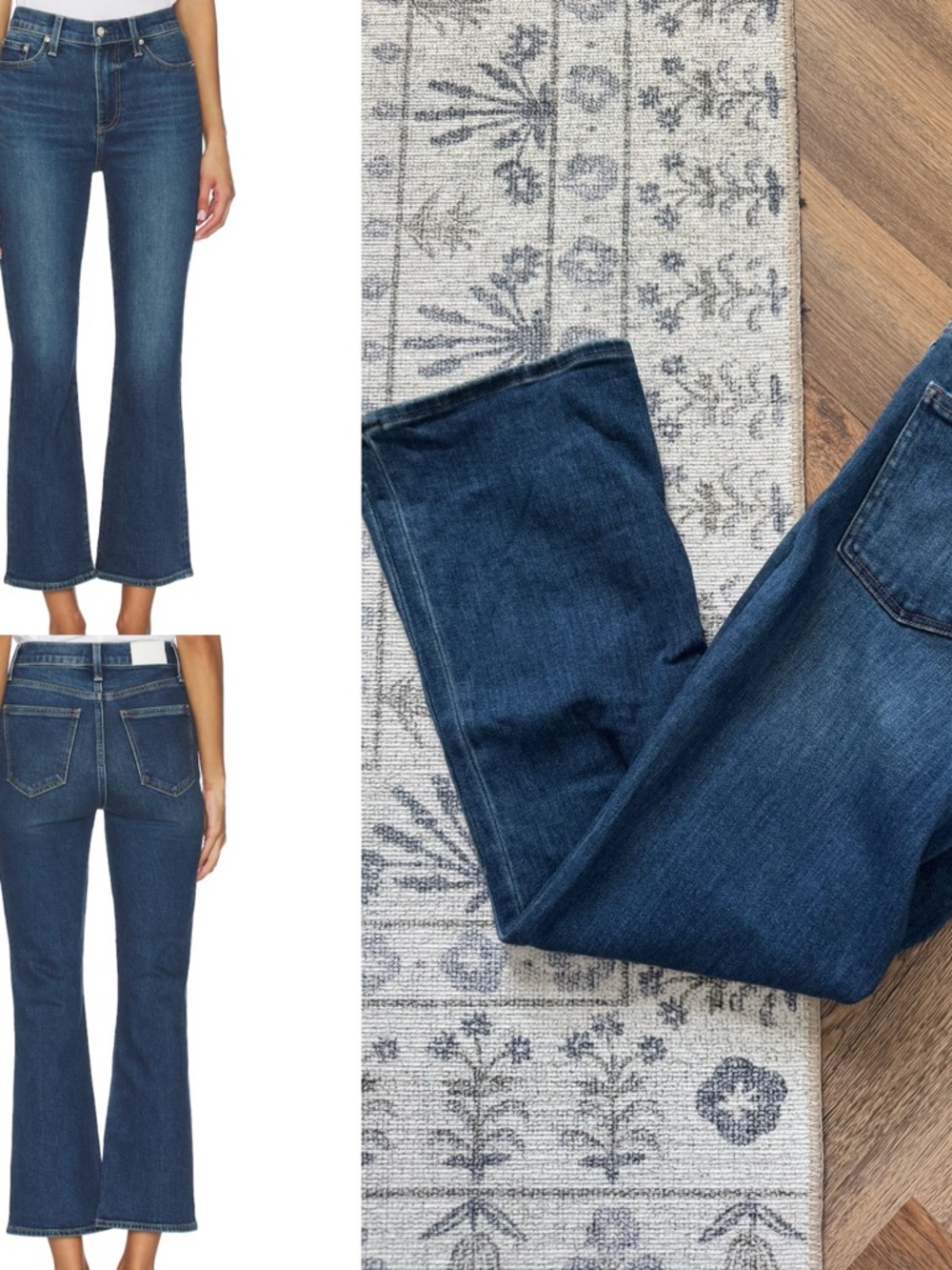 Pistola Lexi Crop Denim